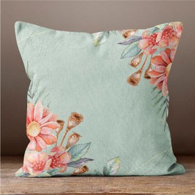 تصویر ست کوسن و رانر کد S222 گلدار_آبرنگی