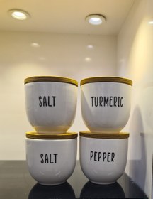 تصویر بانکه سرامیک درب چوبی قابل شستشو 