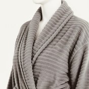 تصویر حوله تنپوش کلاه دار دیمورا مدل لوندا طوسی 