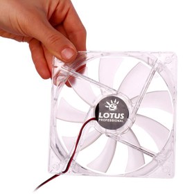 تصویر فن کیس لوتوس Lotus 12*12 Lotus 12*12 Case Fan