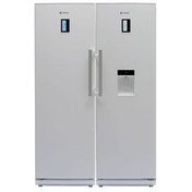 تصویر یخچال فریزر دوقلو اسنوا 36 فوت کویین مدل SN6-SN5-1018 SNOWA REFRIGERATOR SN6-SN5-1018