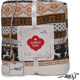 تصویر پتو تک نفره کاتن باکس مدل دوم 