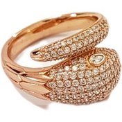 تصویر انگشتر زنانه طرح مار نگین کاری AG17 