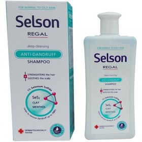 تصویر شامپو شوره سر و پاک کننده قوی مو های معمولی تا چرب رگال -- Deep Cleansing Anti dandruff Shampoo Regal Selson 