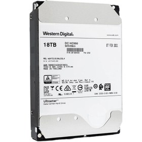 تصویر WD Ultrastar DC HC550 18 TB Hard Drive 3.5&#34; Internal 512MB SATA 7200rpm 512E SE NP3 DC HC550 0F38459 