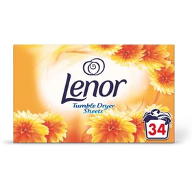 تصویر ورق کاغذی خوشبو کننده لباس رایحه نسیم تابستانی 34 عدد لنور – lenor 