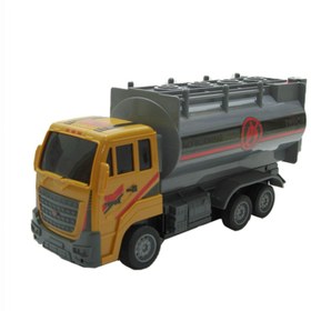 تصویر اسباب بازی کنترلی مدل کامیون تانکر طرح شارژی کد 089 