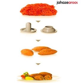 تصویر چرخ گوشت دسینی مدل 101 ظرفیت ۱ کیلوگرم با بدنه استیل و ۳ عدد شبکه 