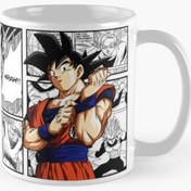 تصویر ماگ نوین نقش طرح Vegeta and Goku DB Anime Manga Panel Mug 