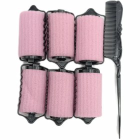 تصویر پک 6 عددی بیگودی همراه با شانه BEIYIN BEIYIN 6-pack curlers with comb 158608