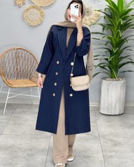 تصویر مانتو دیپلمات زنانه شانتون سایز ۳۶ 