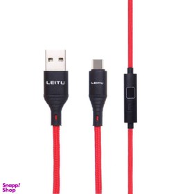 تصویر کابل تبدیل USB به USB-C لیتو (Leitu) مدل Ld-24 به طول 1m 