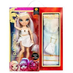 تصویر عروسک باربی دست و پا مفصلی مو بلند فشن WINTER SPORT BARBIE DOLL _ 1399