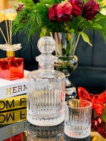 تصویر تنگ بلوری گرد طرح linea برند آلگراگلس alegreglass کد kln012 