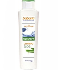 تصویر شامپو ضد شوره حاوی عصاره آلوئه ورا 400میل باباریا Babaria Anti Dandruff Shampoo With Aloe Vera Extract 400ml