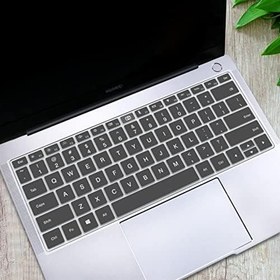 تصویر Goodern Compatible with Keyboard Cover for Huawei Matebook 14 Inch Laptop,Ultra Thin Silicone Keyboard Cover Accessories,Waterproof Keyboard Skin Keyboard Protector for Huawei Matebook 14 Inch-Clear 