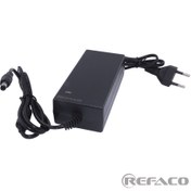 تصویر آداپتور 5آمپر واقعی REFACO DESKTOP ADAPTOR 12V MAX 5.2A WITH COMPLETE PROTECTION RF1205-D001 