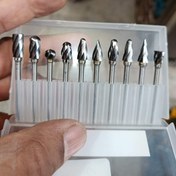 تصویر ست ده تایی الماسه شیار باز 