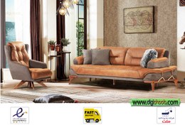 تصویر مبل راحتی تخت خواب شو فرانسوی - خرید اقساطی 