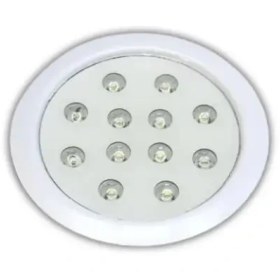 تصویر چراغ توکار استخری تک رنگ 12 وات 