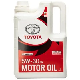 تصویر روغن موتور تویوتا و لکسوس 5W-30 اصلی جنیون پارتس حجم 4 لیتری – Toyota & Lexus Genuine Parts 5W-30 Motor Oil 