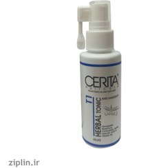 تصویر تونیک تقویت کننده مو سریتا مدل T1 حجم ۶۰ میلی لیتر مناسب انواع مو با رایحه رزماری 