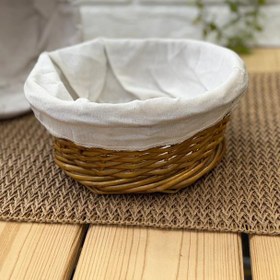 تصویر سبد سبزی حصیری 