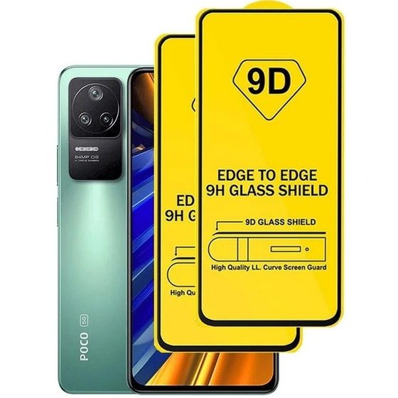 خرید و قیمت گلس شیشه ای صفحه نمایش Poco F4 9d Golden Glass Screen Protector ترب 2770