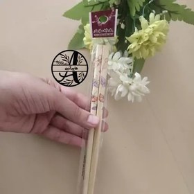 تصویر چاپستیک بامبو Chopsticks چوب غذا خوری شرقی هایپرآذین 