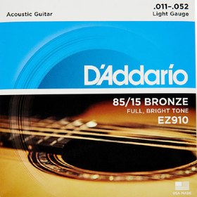 تصویر سیم گیتار آکوستیک Daddario EZ910 