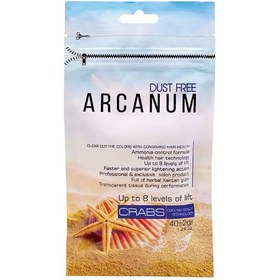 تصویر پودر دکلره خرچنگ آرکانوم بیول ۴۰ گرم Biol Arcanum Dust Free Crabs Bleaching Powder 40gr