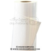 تصویر شبرنگ سفید چینی لانه زنبوری الماسی (3320) (122CM X 45M) 