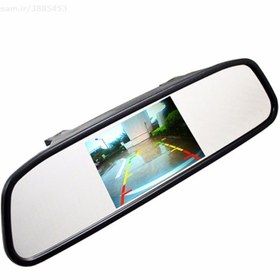 تصویر مانیتور آینه ای خودرو همراه با دوربین دنده عق ا Color TFT LCD Car Rear view Mirror Monitor Color TFT LCD Car Rear view Mirror Monitor
