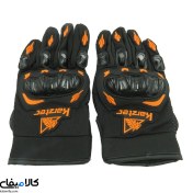 تصویر دستکش موتور سواری ضربه گیر قابلیت کار با موبایل 