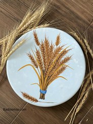 تصویر دیوار کوب سفالی مدل خوشه گندم 