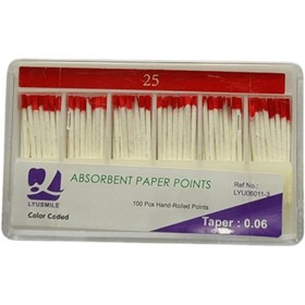 تصویر کن کاغذی لیو اسمایل 6% Lyusmile-Absorbent Paper Points 