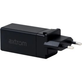 تصویر شارژر دیواری 65 وات اکستروم مدل AXTROM 65W WALL CHARGER AWC65WPQ-W با گارانتی 18 ماه شرکتی 