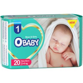 تصویر پوشک کامل بچه OBABY سایز نوزادی 20عددی 