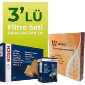 تصویر ست فیلتر خودرو مجموعه تعمیر و نگهداری دیزل VOLKSWAGEN CADDY 2.0 2020 2025 3 تکه Bosch 