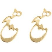 تصویر گوشواره طلا 18 عیار زنانه شمیم گلد گالری مدل 0962 