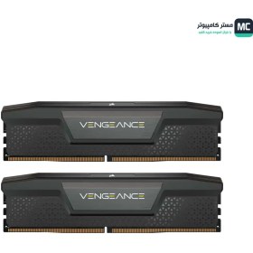 تصویر رم کامپیوتر DDR5 دو کاناله 5200 مگاهرتز CL40 کورسیر مدل Vengeance ظرفیت 16 گیگابایت Corsair Vengeance 16GB DDR5 5200MHz CL40 Dual Memory