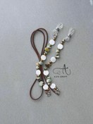 تصویر بند عینک سنگ سبز 