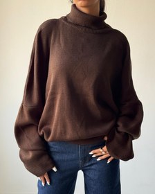 تصویر بافت یقه اسکی لانگ کد 1500139 