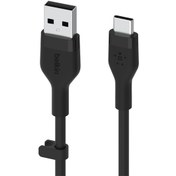 تصویر کابل تبدیل USB به USB-C بلکین مدل CAB008bt3MBK طول 3 متر 