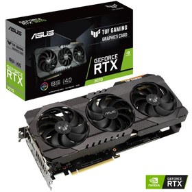 تصویر کارت گرافیک ایسوس مدل TUF RTX3070-O8G GAMING(دست دوم) 