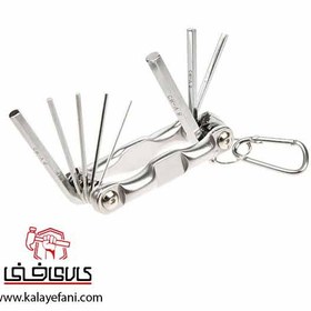 تصویر مجموعه 8 عددی آچار آلنی تاشو نووا مدل NTK 1007 Nova NTK 1007 Folded Hex Wrench Set 8 PCS