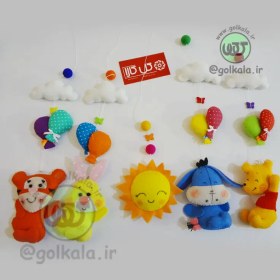 تصویر آویز تخت نمدی پو 