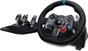 تصویر Logitech G Dual-Motor Feedback Driving Force G29 Gaming Racing Wheel with Responsive Pedals for PlayStation 5 4 and 3 - Black - ارسال 10 الی 15 روز کاری 