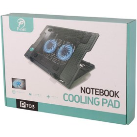 تصویر کول پد لپ تاپ P-net P703 P-net P703 Cooling Pad