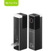 تصویر پاوربانک 5000 و شارژر دیواری باوین Bavin PC1053 توان 22.5 وات 